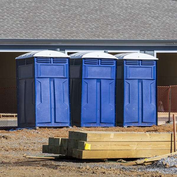 are there different sizes of portable toilets available for rent in Perkins OH